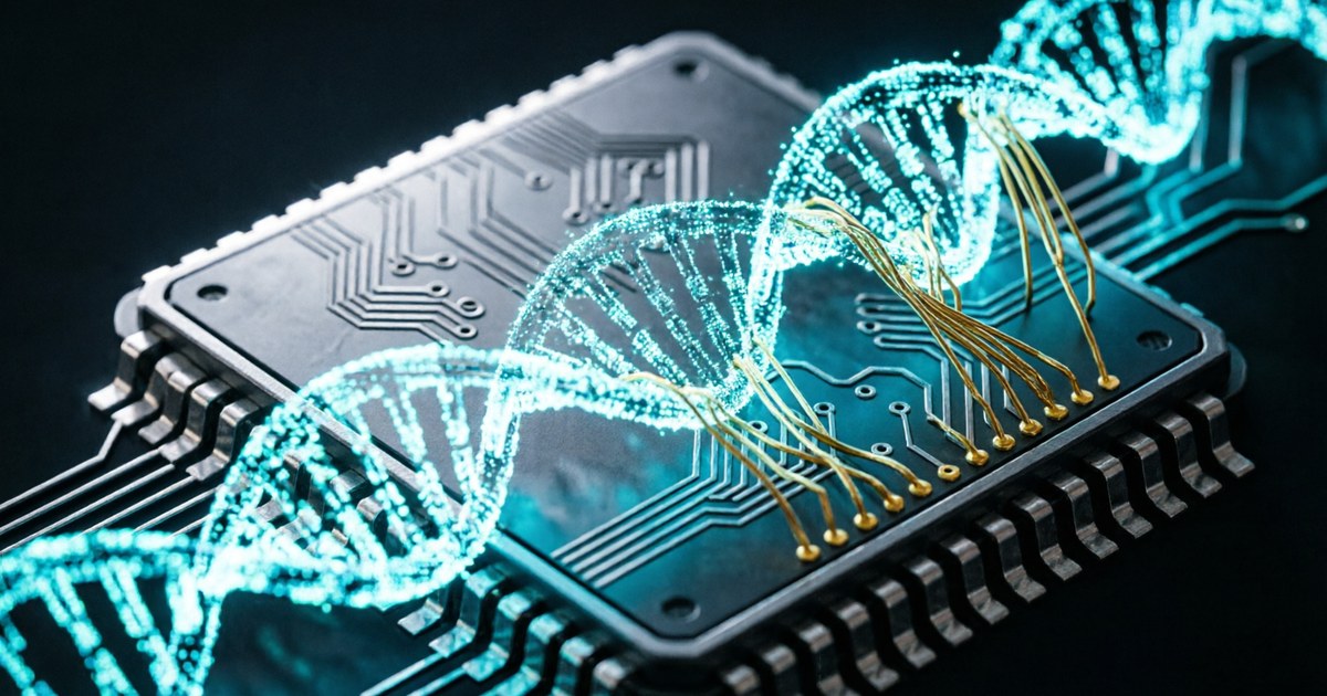 Cercetătorii au combinat ADN sintetic cu un semiconductor într-un cip de memorie de 100 de ori mai eficient energetic